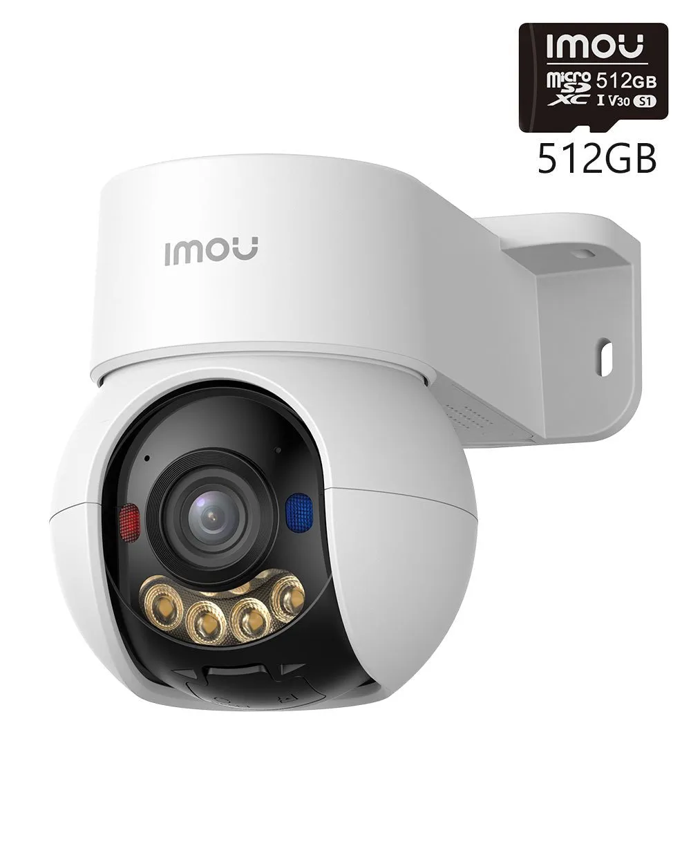 IMOU Talos 5MP 3K 8MP 4K Außenbereich-Farb-Nachtsicht-WLAN-Kamera, 4K 8MP / + 512GB-Speicherkarte