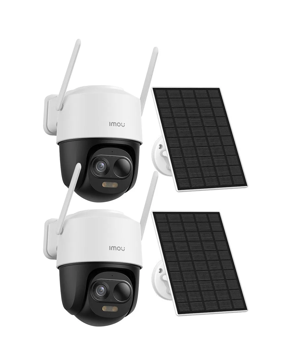 Cell PT 360° PTZ 3MP 2K 100% Kabellos-UK, 2pcs [2C 3MP 2K with Solar Panel] Kit（5000 mAh） / Keiner