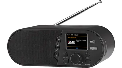 IMPERIAL DABMAN d105 Kompaktes DAB+ /FM /Bluetooth Radio, Schwarz
