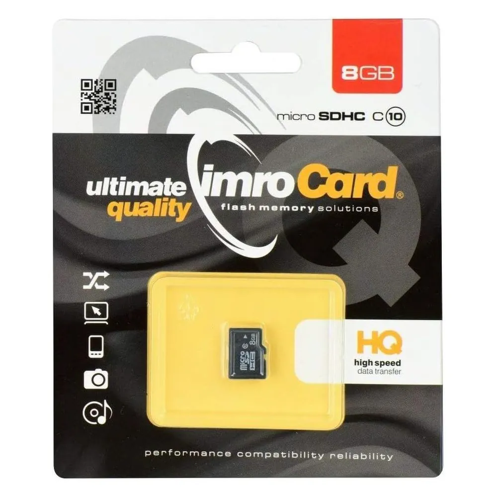 IMRO 10/8G Speicherkarte 8 GB MicroSDHC Klasse 10
