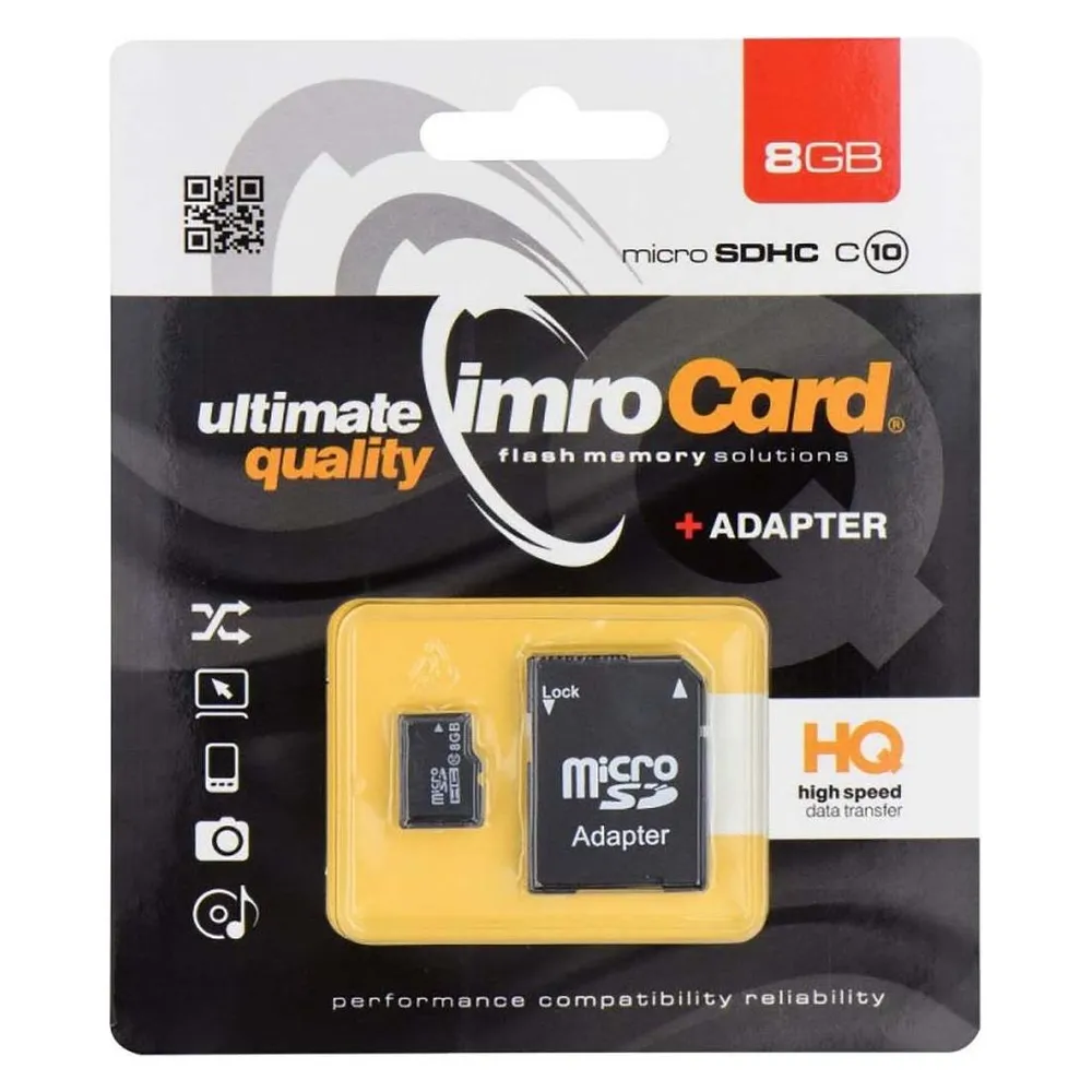 IMRO 10/8G ADP Speicherkarte 8 GB MicroSDHC Klasse 10