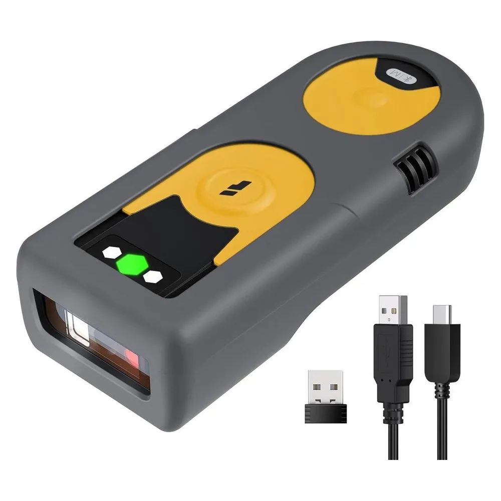 Barcode-Scanner Inateck BCST-42 Gelb Bluetooth USB 2D