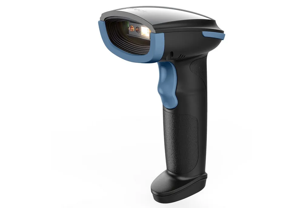 Inateck 1D 2D Handheld Barcode Scanner Bluetooth Kabellos USB Handscanner, (1 Aufladung, 3 Monate Dauerbetrieb, mit APP und SDK)