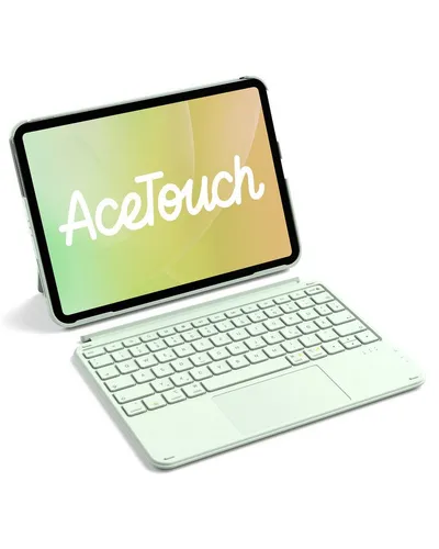 Inateck für iPad 11 Gen A16, 11 Zoll iPad Air M4 M3, iPad 10, iPad Pro 4/3/2/1 iPad-Tastatur (Ultraleichte, Abnehmbare Tastatur mit Touchpad, Tragbar)