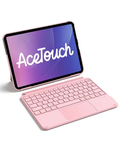 Inateck für iPad 11 Gen A16, 11 Zoll iPad Air M4 M3, iPad 10, iPad Pro 4/3/2/1 iPad-Tastatur (Ultraleichte, Abnehmbare Tastatur mit Touchpad, Tragbar)