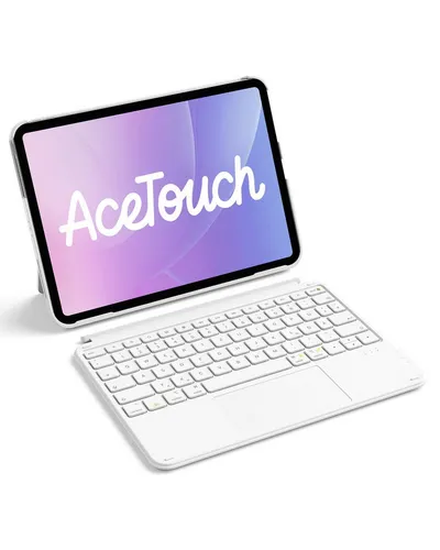 Inateck für iPad 11 Gen A16, 11 Zoll iPad Air M4 M3, iPad 10, iPad Pro 4/3/2/1 iPad-Tastatur (Ultraleichte, Abnehmbare Tastatur mit Touchpad, Tragbar)