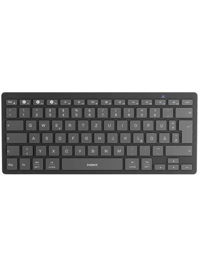 Inateck für iPad Pro/Air/Mini/Windows/Android/IOS, Ergonomisches Design Wireless-Tastatur (Ultraslim, Vergrößerte Tastenkappen, 3 Bluetooth)