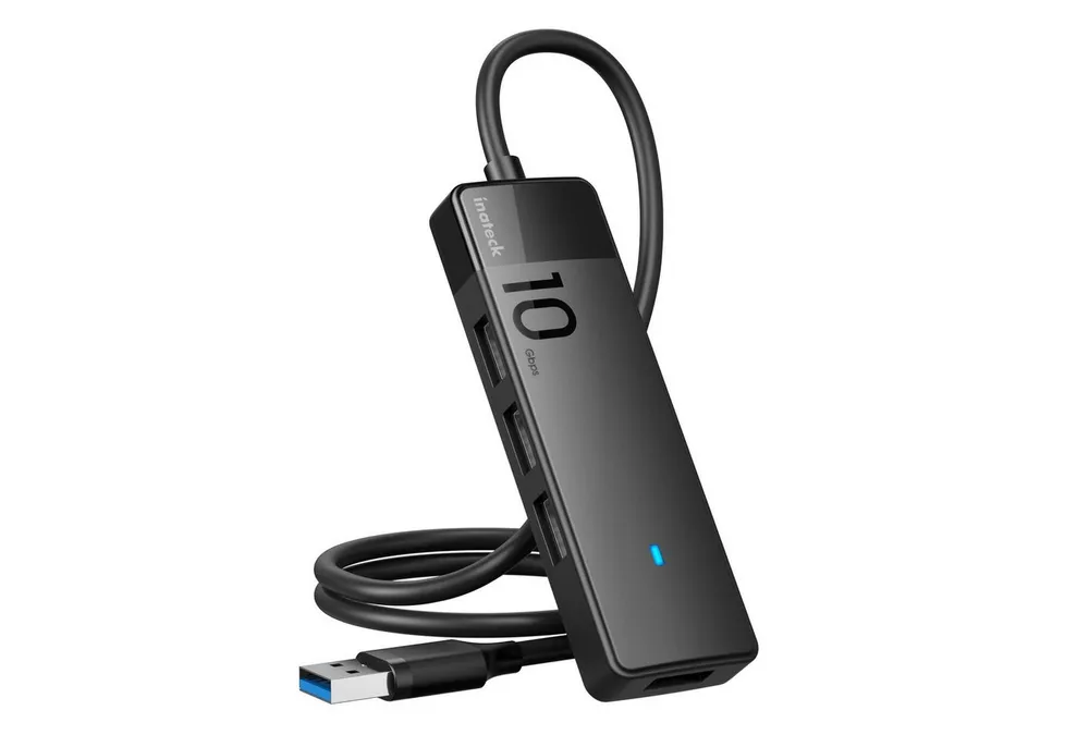 Inateck Laptop-Dockingstation USB Hub 4 Port, USB Verteiler, USB 3.2 Gen 2