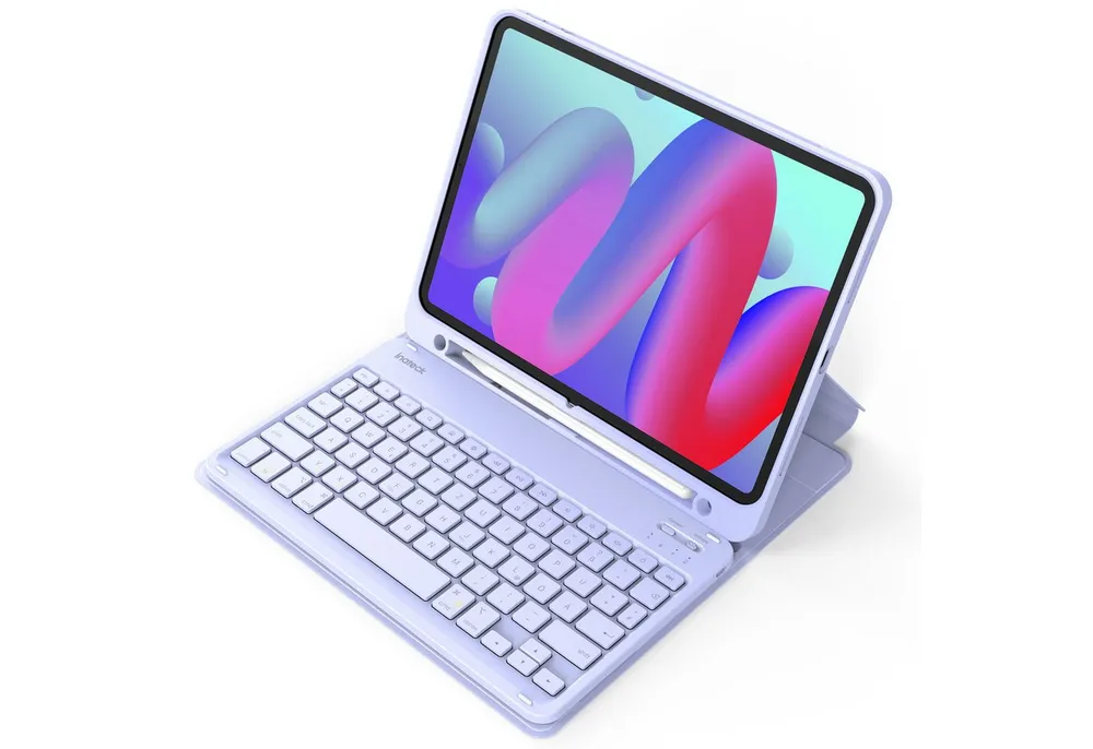 Inateck Tastatur Hülle für iPad 11Gen A16, iPad 10, iPad Air 11'' M4 M3 iPad-Tastatur
