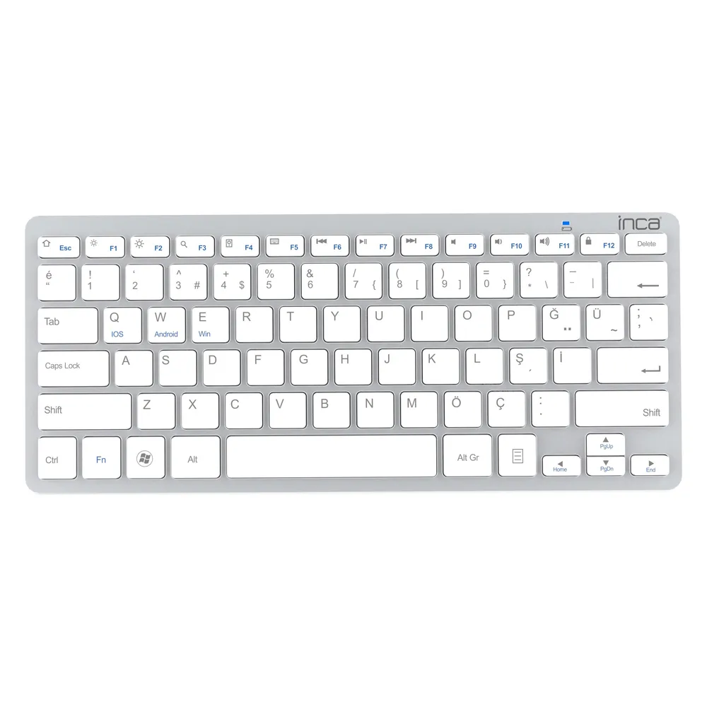 Inca cian technology Tastatur IBK-569BT ultradünn, Bluetooth, Multimedia,SI retail