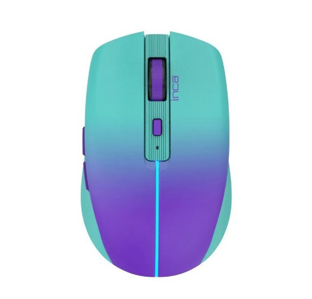 INCA Maus 1600 DPI Wireless Bluetooth 6D Taste 500mAh Akku Silent Key Maus