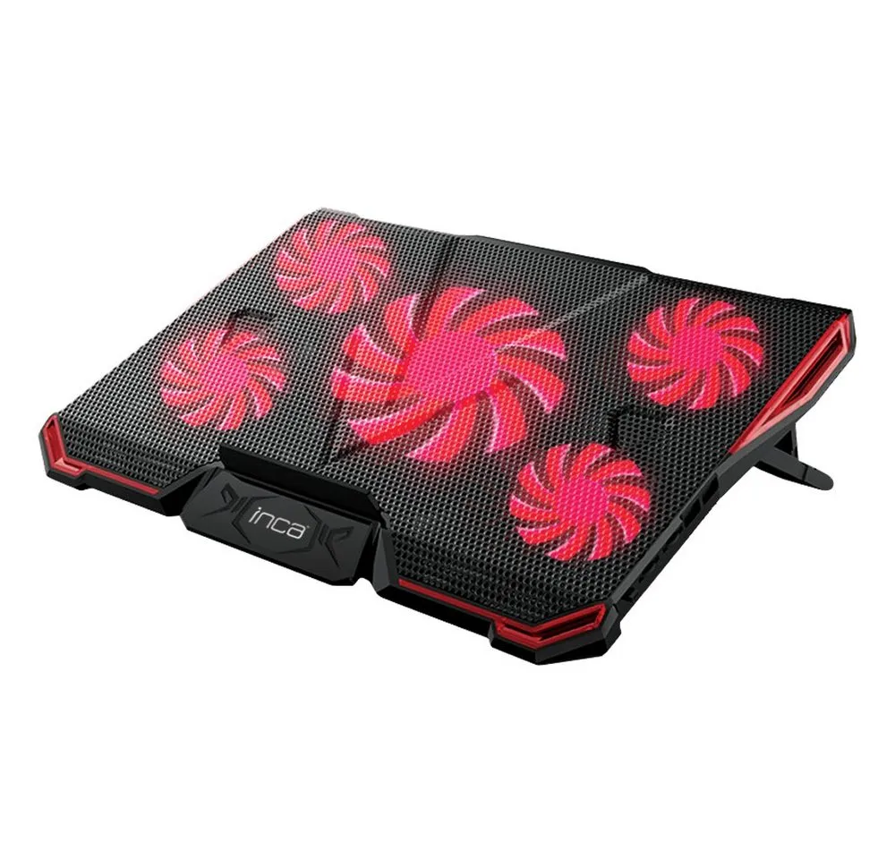 INCA Notebook-Kühler für 14-17-Zoll-Laptops 1x125mm, 4x80mm Lüfter