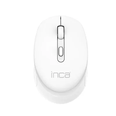 Ratón Inca IWM-243RB Kabellos RF 2.4 GHz 1600 DPI Weiß Leise Tasten