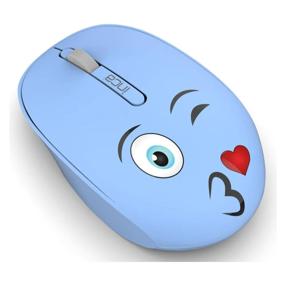 Maus Inca IWM-245RM kabellos 1200 DPI ambidextrisch blau mit Nano-Empfänger