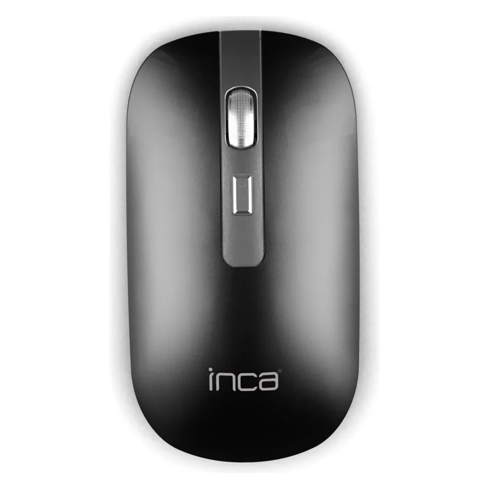 Maus Inca IWM-531RA Bluetooth 1600 DPI Anthrazit Ergonomisch Wiederaufladbar