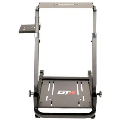 Indeca STD20 GTR Vertikalständer mit Lenkrad, Pedalen und Getriebehalterung