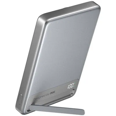 Powerbank INIU MagPro Qi2 Slim 10000mAh 45W MagSafe Weiß/Silber