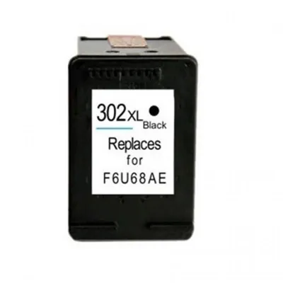 Kompatible Tintenpatrone von Inkpro für HP N302XL, Schwarz