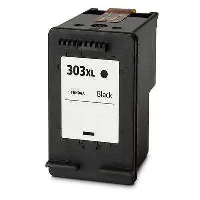 Kompatible Tintenpatrone von Inkpro für HP N303XL, Schwarz