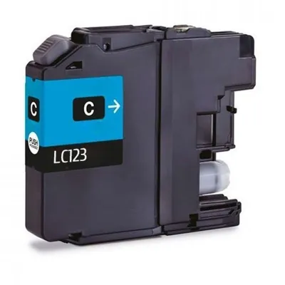 Inkpro Tintenpatrone kompatibel mit Brother LC123XL Cyan