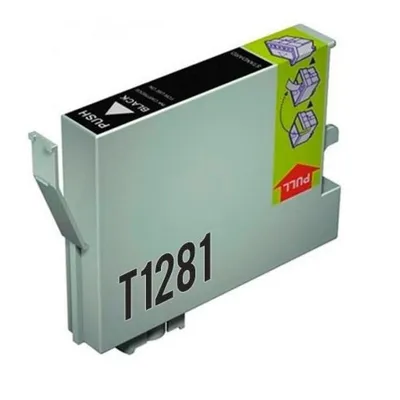 Inkpro Tintenpatrone kompatibel mit Epson T1281 Schwarz
