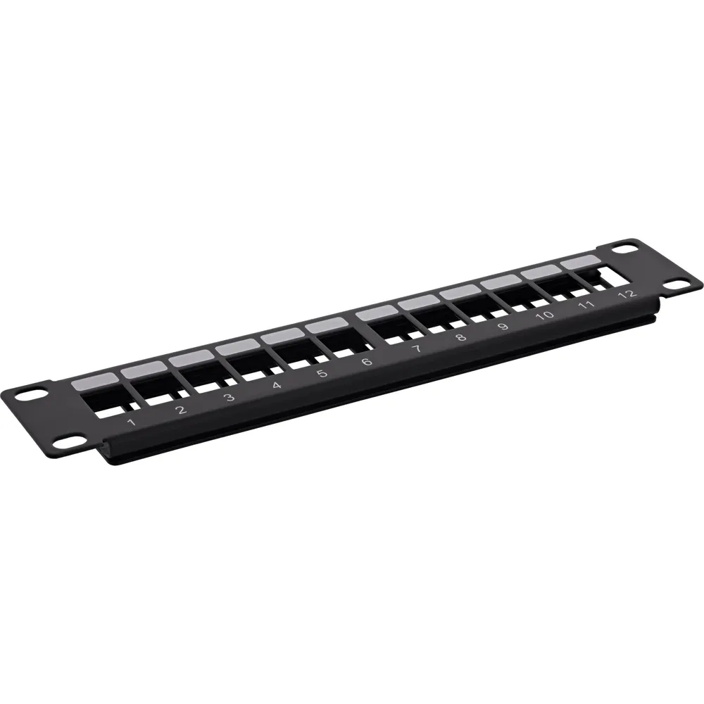 Keystone-Zubehör InLine 10112A Schwarz 45x255x10 mm