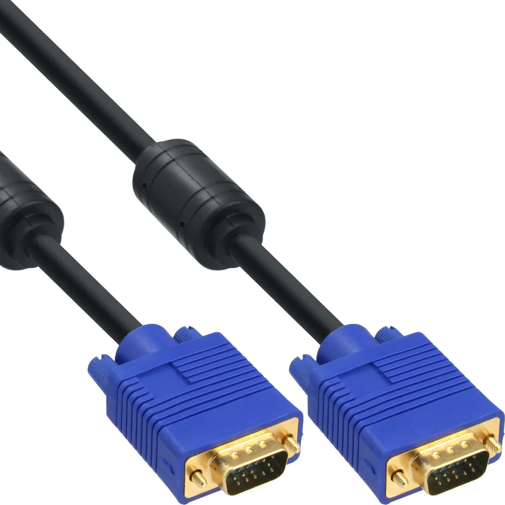 VGA-Kabel InLine 17715T 1,5 m Männlich zu Männlich Schwarz