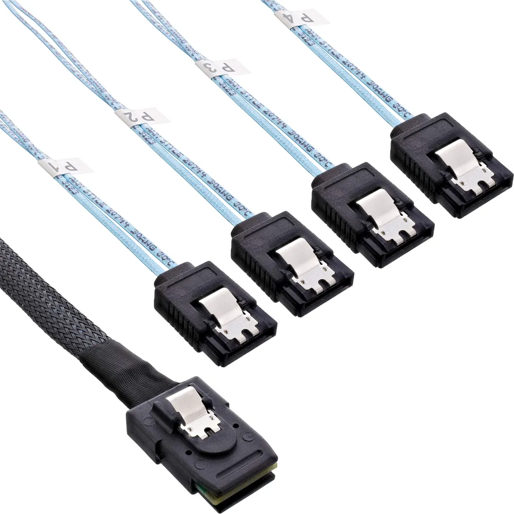 InLine 27610 Serial Attached SCSI (SAS)-Kabel Rot