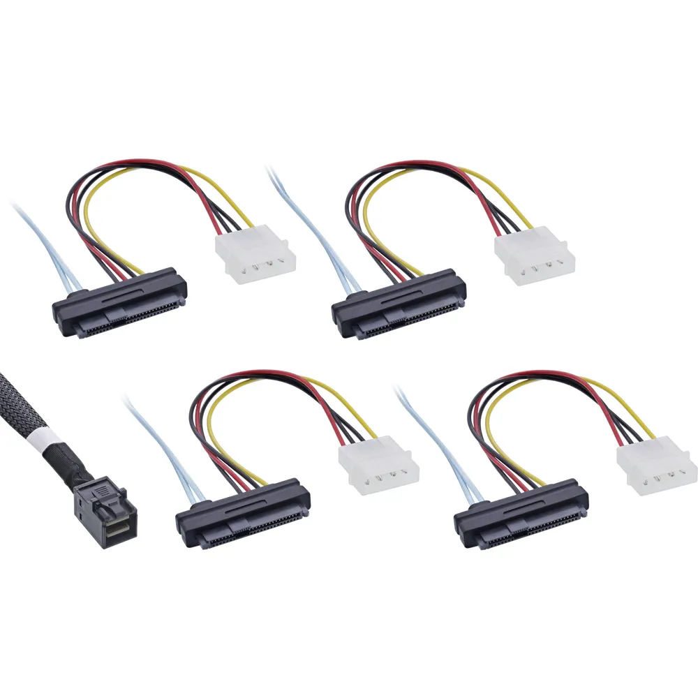 InLine 27632B Serial Attached SCSI (SAS)-Kabel Schwarz