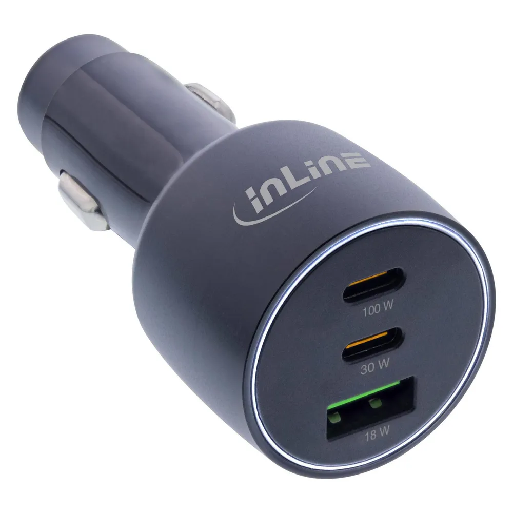 InLine USB KFZ Stromadapter Power Delivery