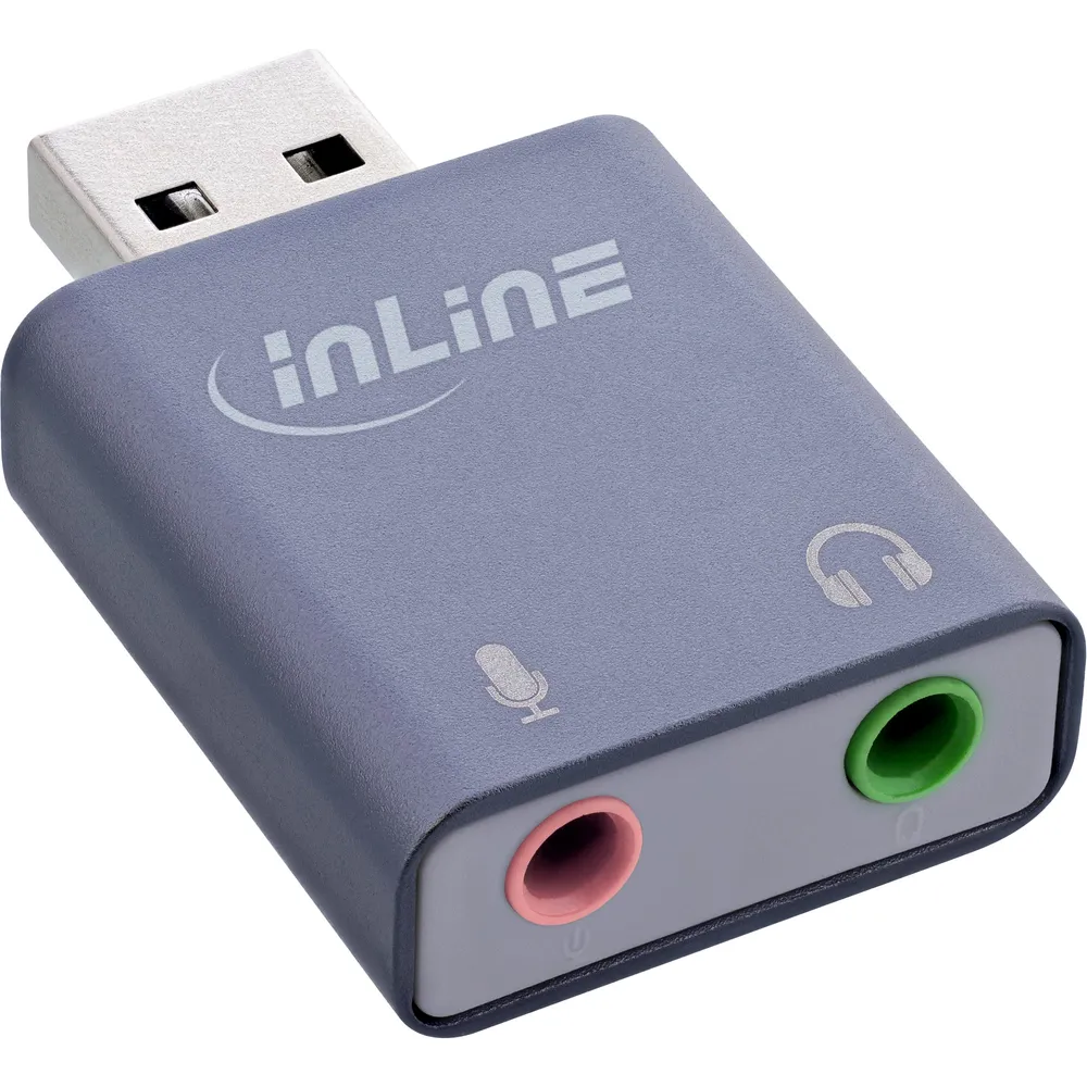 USB-Audio-Adapter InLine 33051E Kopfhörerausgang