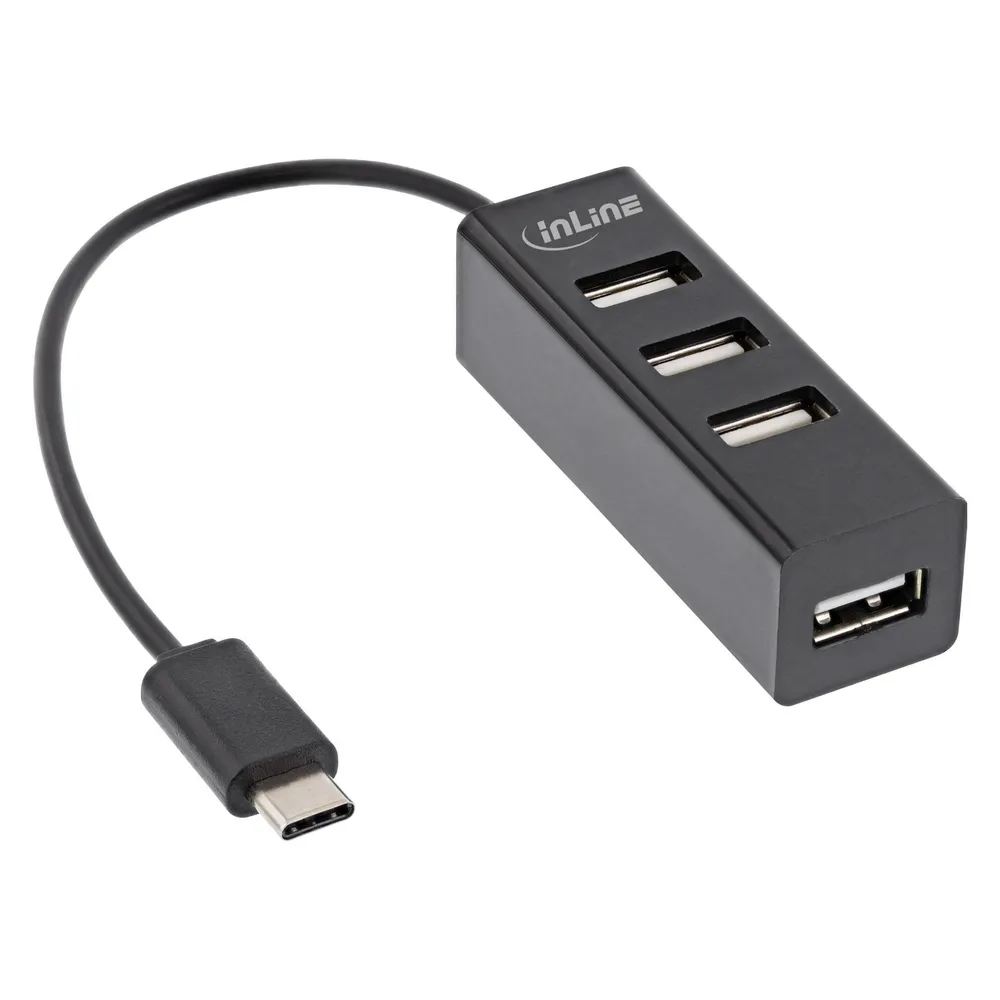 InLine USB 2.0 4-Port Hub (USB-C, 4 Ports)