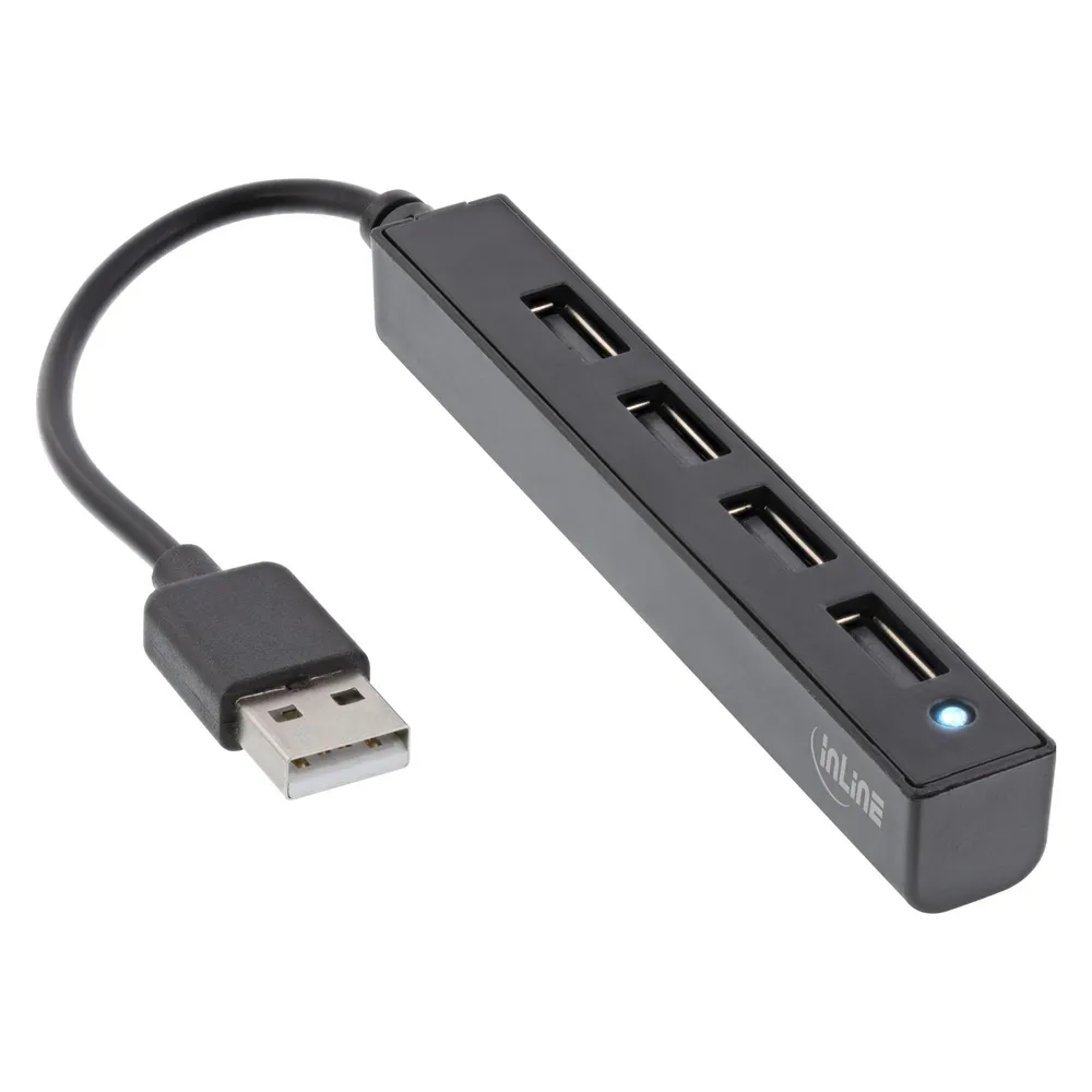 InLine USB 2.0 4-Port Hub (USB-A, 4 Ports)