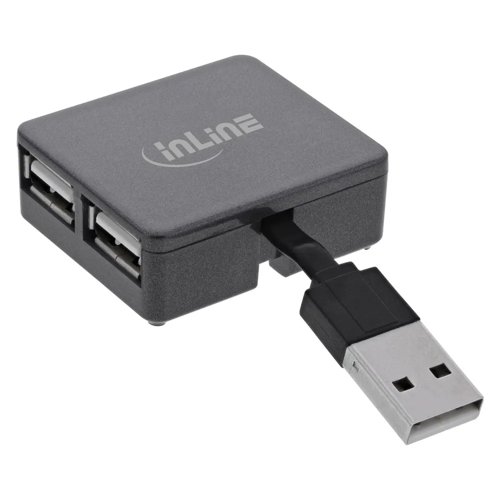 InLine USB 2.0 4-Port Hub (USB-A, 4 Ports)