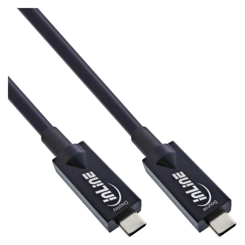InLine USB 3.2 Gen.2 AOC Kabel (15 m, USB 3.2 Gen 2, 60 W)