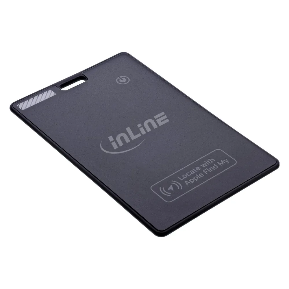 InLine Wallet Finder, smarte Karte für die Geldbörse, Qi-Aufladung, 100mAh, IPX5