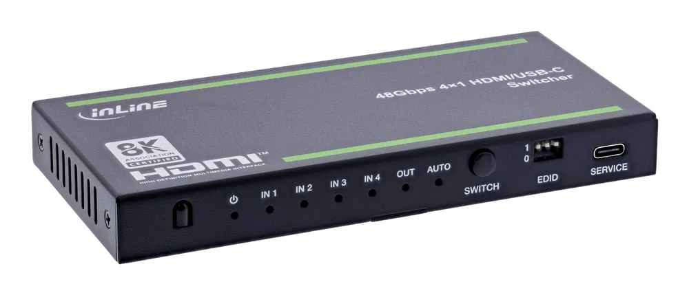 HDMI Switch InLine 57885B 8K 5 Ports HDR Dolby Vision