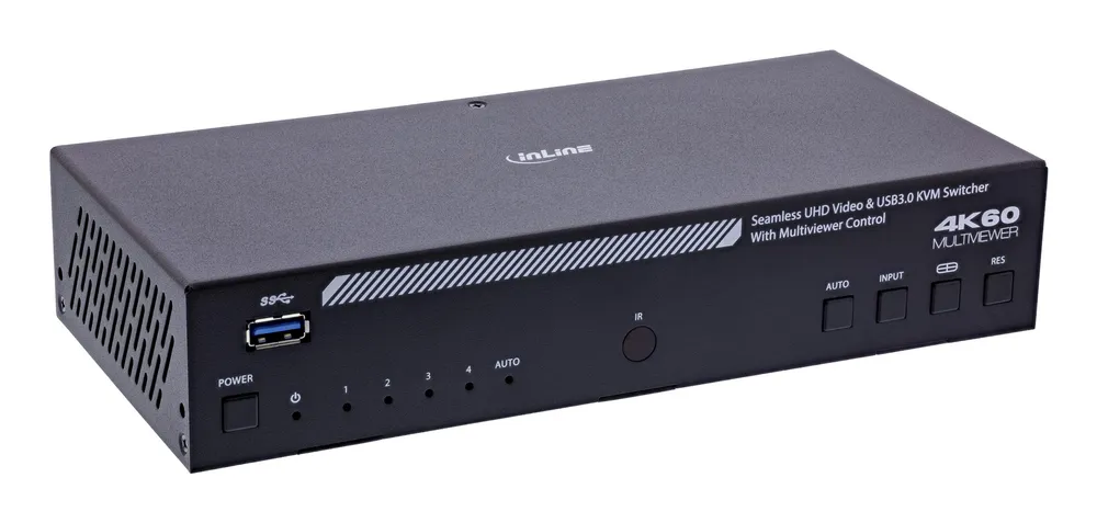 KVM Switch InLine 57885I 4K Ultra HD HDMI USB Rackmontage