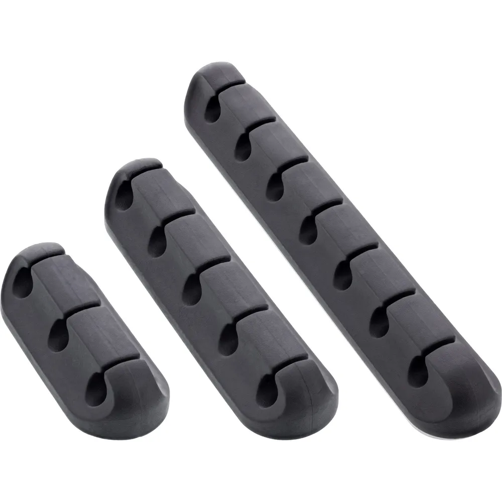 Kabelclip InLine 59971B Universal TPR Schwarz Selbstklebend
