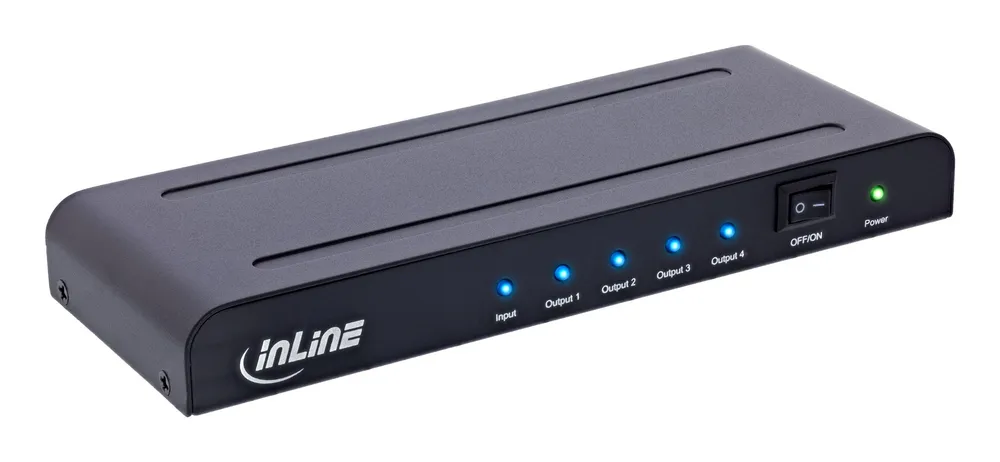 Videowechsel InLine 65010K HDMI 4x 4K Ultra HD