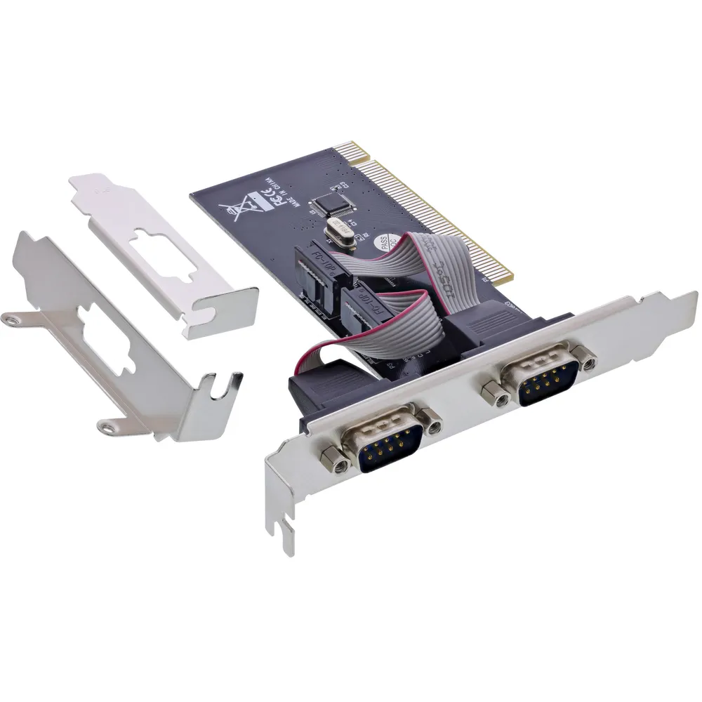 Netzwerkkarte InLine 66636A PCI 2x RS232 DB9 2 Mbps