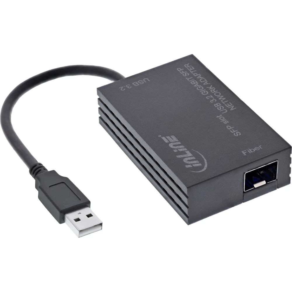 Netzwerkkarte InLine 66659N USB Fiber 1000 Mbit/s SFP