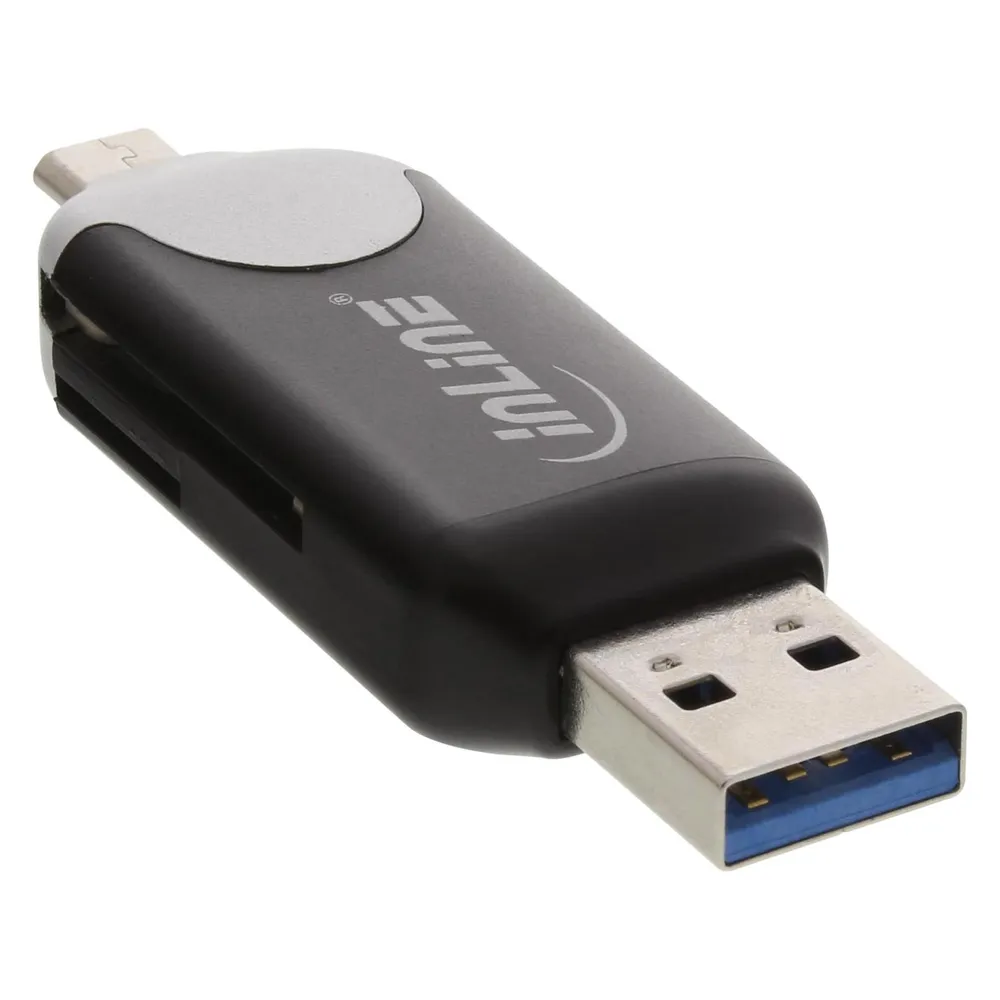 InLine Scanner USB 3.0 und Micro USB 2.0 duale Schnittstelle (66779C)
