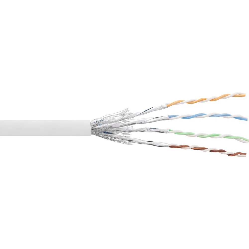 Netzwerkkabel INLINE 76499W 100 m Cat6 S/FTP Kupfer weiß