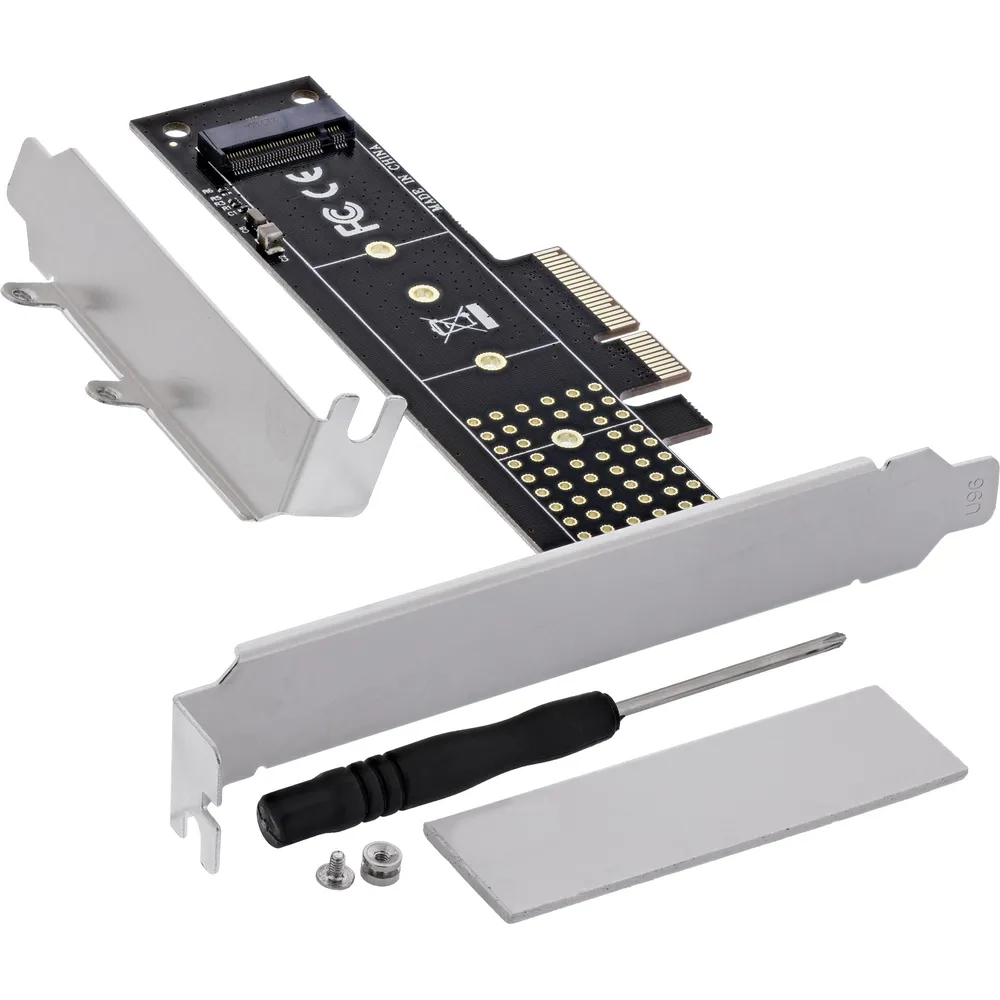PCIe-zu-M.2-NVMe-Interfacekarte InLine 76619I