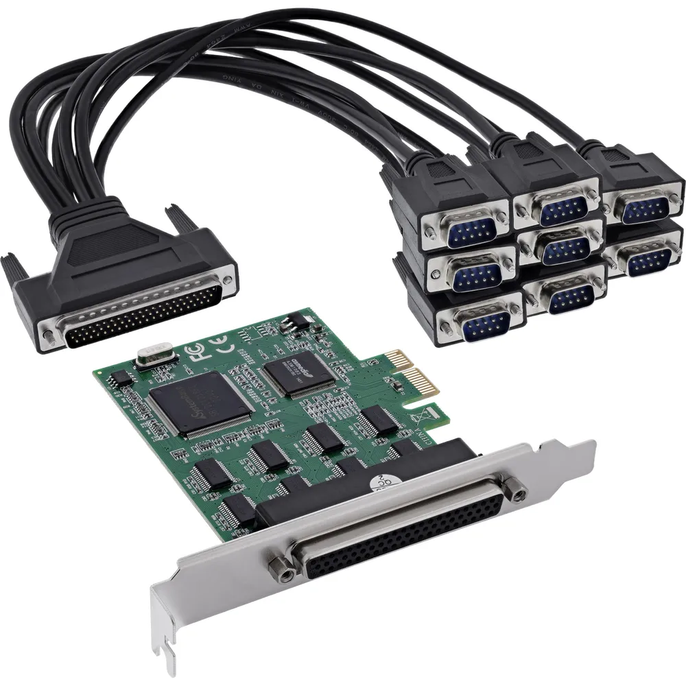 Netzwerkkarte Inline 76660Z PCIe RS-232 230,4 Kbit/s 8 Ports FIFO 256 B