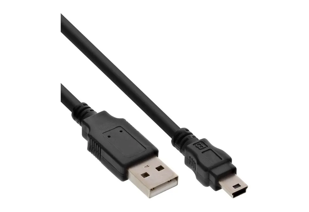 Inline InLine® USB 2.0 Mini-Kabel, USB A ST an Mini-B ST