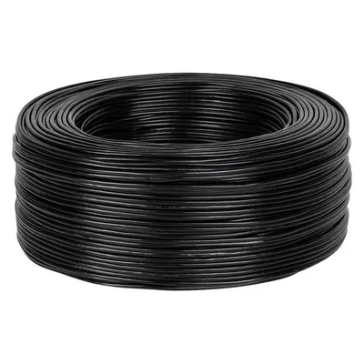 INNE 2 x Cinch-3mm schwarzes Kabel