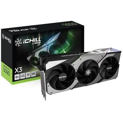 Grafikkarte Inno3D GeForce RTX 5090 iCHILL X3 32GB GDDR7 Reflex 2 RTX AI DLSS4