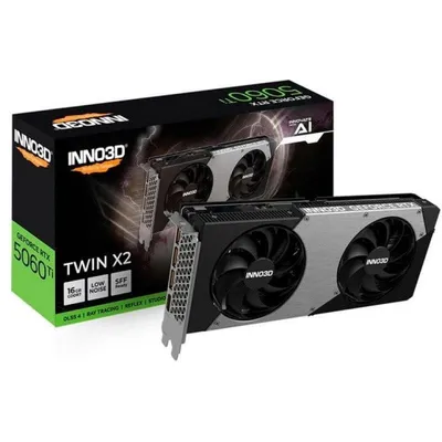 Grafikkarte Inno3D GeForce RTX 5060 Ti TWIN X2 16GB GDDR7 Reflex 2 RTX AI DLSS4